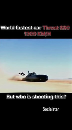 🚀 WORLD’S FASTEST CAR – THRUST SSC! 🏎️💨