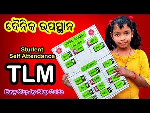 How to Make Student Self Attendance TLM I Daily Attendance Chart Kaise Banaye I DIY Project
