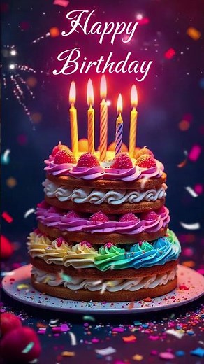Happy Birthday Cake Wishes 🎂 | Cute & Heartfelt Birthday Greetings Song