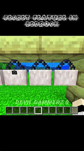 Secret features of Minecraft bedrock edition 🤯🤯🤯 #minecraft #trending #secretfeatures