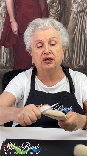 Do you know to knife your goat hair brushes before you paint with them? Dee Silver shows us how to prep your brushes before you paint! | Silver Brush Ltd