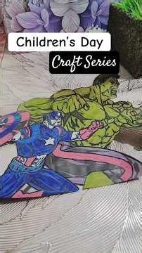 Turn a Blinkit Bag into a Superhero Piggy Bank! @letsblinkit| Easy DIY for Kids #ChildrenDayCraft