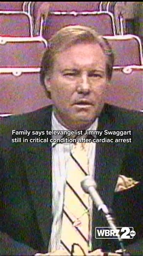 160K views · 2.7K reactions | Family says televangelist Jimmy Swaggart still in critical condition after cardiac arrest For the full story, visit the link in the comments section. | WBRZ Channel 2 | Facebook