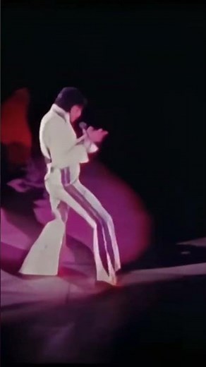 Elvis Presley's Iconic Purple Spotlight Moment in College Park #elvispresley #70smusic