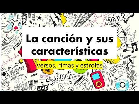 Verso, rima y estrofa en la canción.
