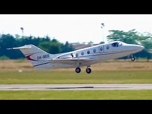 Hawker Beechcraft 400A | OK-BEE | Startup and Takeoff at Nancy Essey Airport #youtubeshorts #video