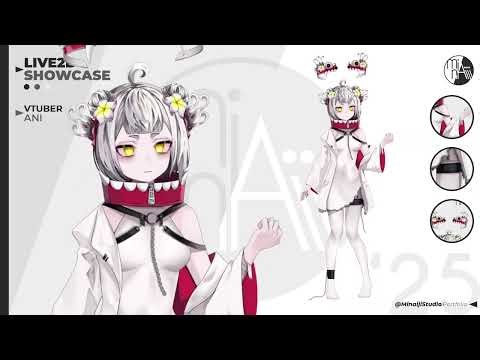 Live2D Vtuber Model Showcase Portofolio