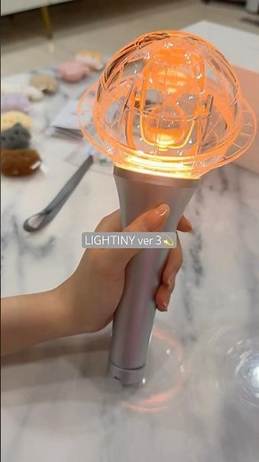 unboxing lightiny ver.3 ! a quick look at our newest lightstick💫 #ateez #lightiny #에이티즈