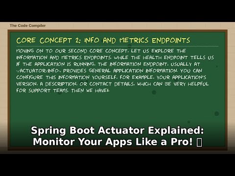 Java Spring Boot Actuator Explained: Monitor & Debug Your Apps Like a Pro! 🚀 (Beginner Tutorial)