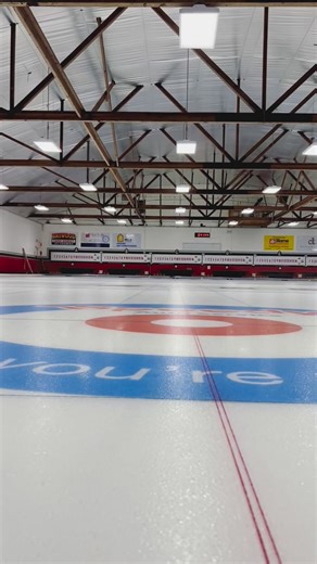 Have you ever wondered what it’s like to be a curling rock? 🥌👀 Check out this cool video showing a rock sliding down the ice - from the rock’s own perspective! #Curling #OnTheIce #CurlingLife | St Thomas Curling Club
