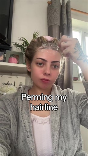 Growing Out My Shaved Hairline with a Perm