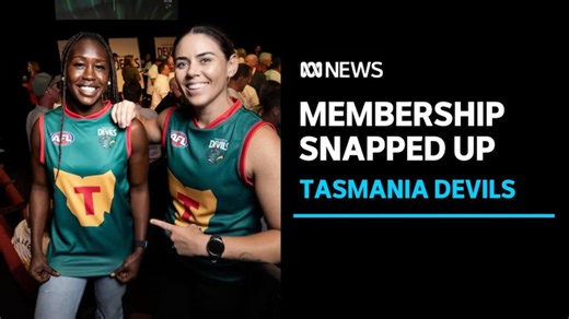 New Tasmania Devils AFL team exceeds membership target