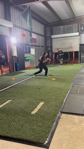 Fitness Culture Strength & Conditioning on Instagram: "This is what athlete development looks like. One-on-one coaching gives us the opportunity to slow things down, fine-tune skills, and build confidence. Speed, agility, mechanics, and sport-specific technique, we develop it all. Here is Coach Jimmy working with Ash, the Quarterback for her 12U Flag Football team. Love the effort and growth. Great work! 👏🏽"