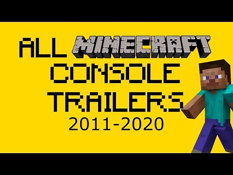 ALL MINECRAFT GAME CONSOLE TRAILERS