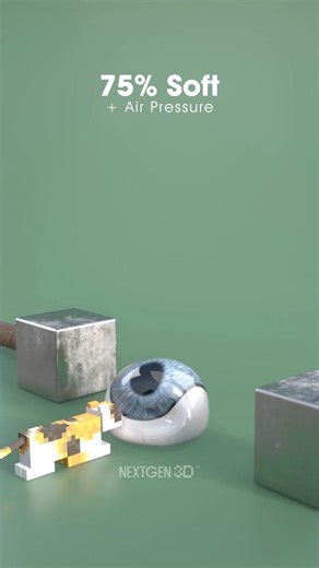 Satisfying Air Pressure Eyeball vs Minecraft Cat Simulation🔥😱 #shorts #blender #animation #3d