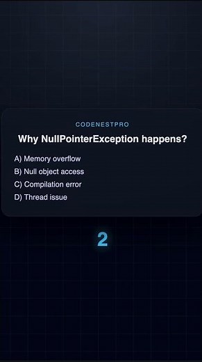 Why NullPointerException Occurs? 💥 | Java MCQ