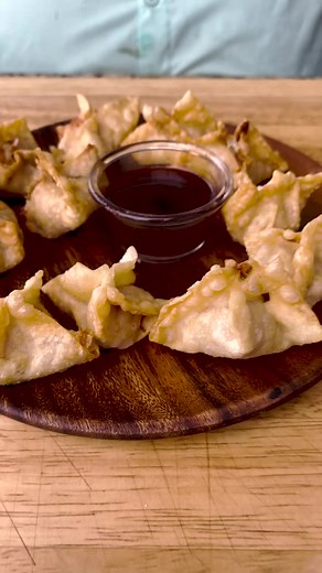 BBQ Cream Cheese Won Tons Recipe
