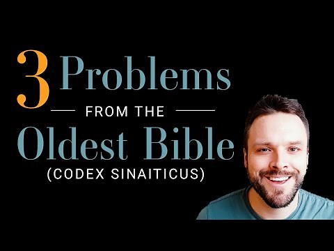 The World's OLDEST Bible Has 3 SHOCKING Problems 😱!! (Codex Sinaiticus)