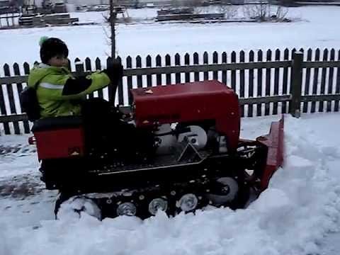 Mini Dozer, Snowplow, Schneeräumen, Tracked Vehicle