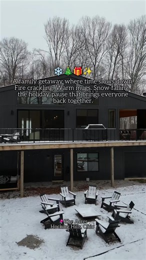 Looking for the ultimate family escape? ✨ I’ve got just the place… 📍 The Acres located in Hocking Hills, Ohio Tucked away on 78 private acres, this cozy cabin is the perfect backdrop for unwinding, reconnecting, and creating those “best year yet” memories ❄️❤️ Here’s what you’ll love: 🌧️ Outdoor shower 🔥 Outdoor fireplace 🛁 Hot tub soaking tub 🔥 Fire pit 👨‍🍳 Chef’s kitchen 🚶‍♂️ Private hiking trail 😌 Dreamy bed swing …and so much more. Book your family getaway at theacrescabins.com