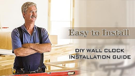 Vanogld Wall Clock Installation Guide