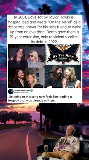 The heartbreaking Foo Fighters song that predicted the future. #TaylorHawkins #davegrohl