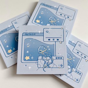 Cute Jellyfish Memo Pad for Notes, Journaling, Planning, Students, Teachers, Stationery, Office Supplies - Etsy