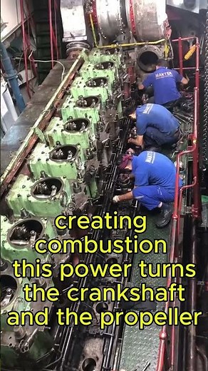 How does a ship engine work?