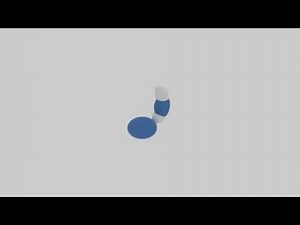 Ball with tail jump animation in blender