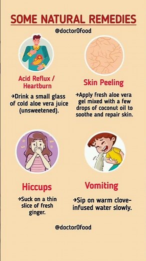 Best Home Remedies for Heartburn, Hiccups & Skin Repair | Natural Healing Tips #dietitianadvice