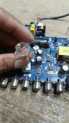 Fixing a televisionwith booster voltage checking tester #tv#television #repair#electronics #ticon