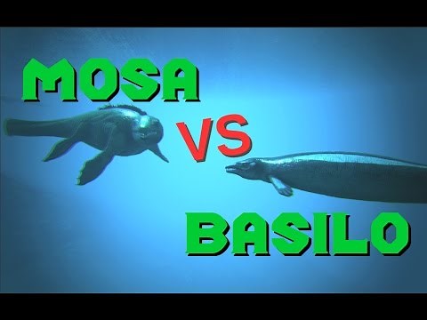 Mosasaurus vs Basilosaurus || ARK: Survival Evolved