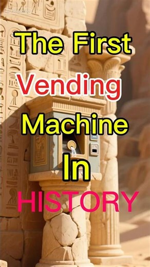 “🏛️ First Vending Machine (Ancient Egypt)” #HistoryFacts #DidYouKnow