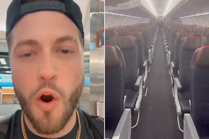 Passenger Who Had Entire Flight to Himself Is Now BFFs with the Crew: 'We're in a Group Message" (Exclusive)