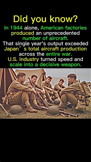 How U.S. Aircraft Production Overwhelmed Japan in World War II