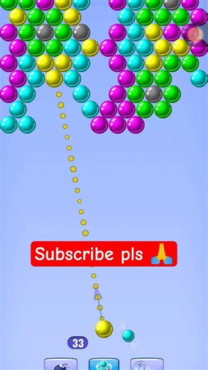 bubble shooter game #games #gameplay #shorts