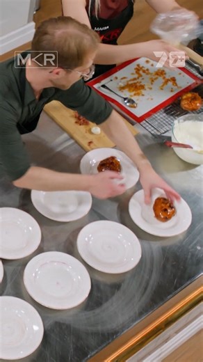 64K views · 477 reactions | Dessert chaos  With just one minute left, every team is scrambling to finish strong  Who will deliver, and who will crack under pressure?  Watch it now on 7plus: https://7plus.app.link/Stream-MKR #MKR | My Kitchen Rules | Facebook