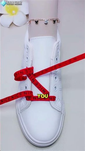 The Interlocking Cross Ladder Lacing Hack 👟🔥 #shoelaces #fashionhacks #sneakerhead