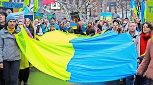 Ukraine-Demo in Stuttgart: Auch nach vier Jahren Krieg lebt das Prinzip Hoffnung