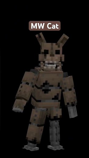 MW Finalized Model Showcase#fnaf #minecraft #minecraftmod