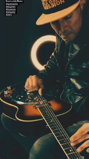 Blues is a daily Mission #lapsteelguitar #ekoguitars #bluesmusic #slideguitar #dobro | DeLucaBlues