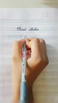 1million+ views Basic strokes for cursive handwriting