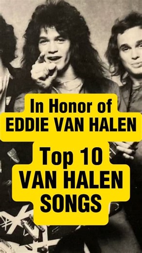 The Top 10 Best Van Halen Songs, Do You Agree? #classicrock #hardrock #guitar #vanhalen #eddievanhalen #davidleeroth #80s #80smusic | Rock News Desk