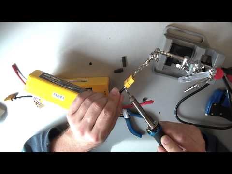 How to change (solder) the connector on a Lipo Battery
