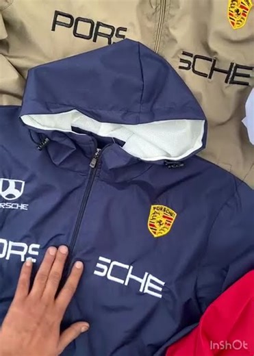 Waterproof Hoodie with Porshe Print and Embroidery Logo #shorts #hoodie
