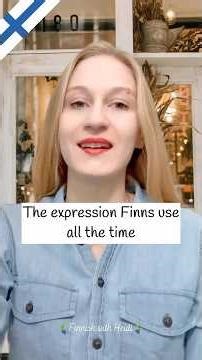 How to use “no niin” in Finnish? 👀 #noniin #finnishlanguage
