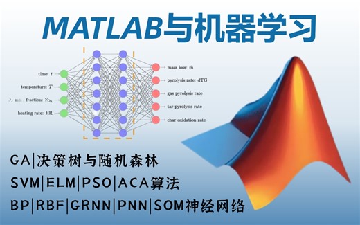 B站强推！【Matlab与机器学习的入门进阶与提高】花3小时就能从入门到精通，从0到1开启你的算法工程师之路！人工智能|决策树与随机森林|机器学习