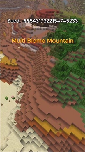 Where BIOMES collide.. #minecraft #gaming #minecraftseeds #minecraftjava #map