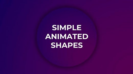 Free Animated Shapes PowerPoint Template