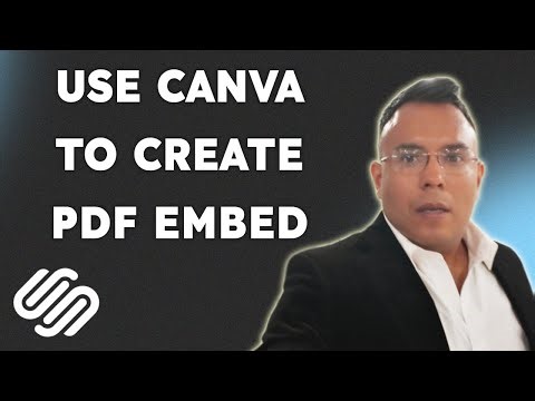 How to use Canva to create a PDF embed in Squarespace { 2025 edition }